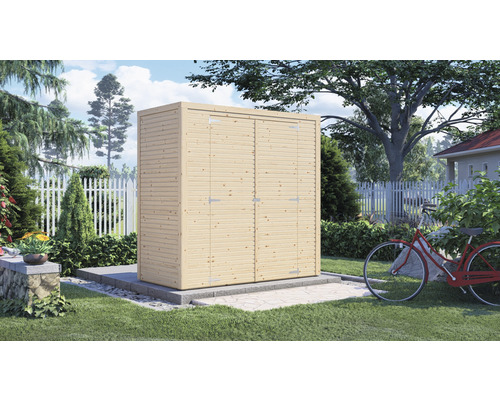 Căsuță de grădină Bertilo Cubico 1 Fineline 207x110 cm natur