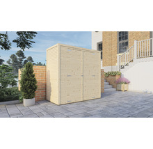 Căsuță de grădină Bertilo Cubico 1 Fineline 207x110 cm natur
