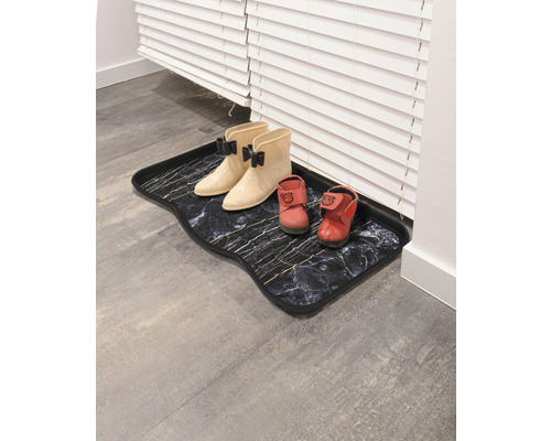Tavă pentru pantofi cu două perechi de pantofi