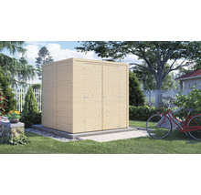 Căsuță de grădină Bertilo Cubico 3 Fineline 207x211 cm natur