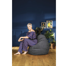 Fotoliu sac beanbag Sitting Point Alfa XXL antracit 80x130 cm
