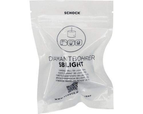 Schock burghiu diamantat SB Light în pachet