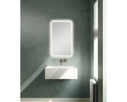 Oglindă baie cu iluminare LED DSK Chrystal Juno 2.0 cu | HORNBACH