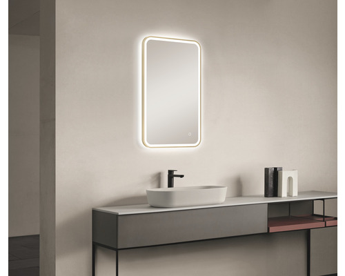 るいページ Oglindă baie cu iluminare LED DSK Chrystal Juno 2.0 cu | HORNBACH
