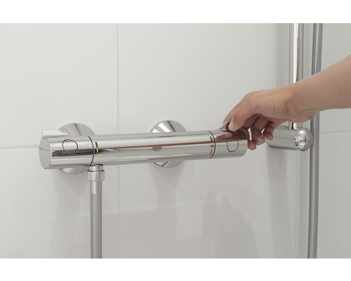 Logo Grohe. Baterie de duș aparentă cu mână.