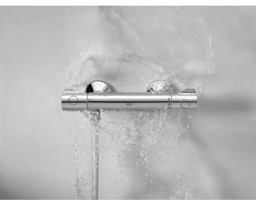 Termostat de duș aparent cu jet de apă