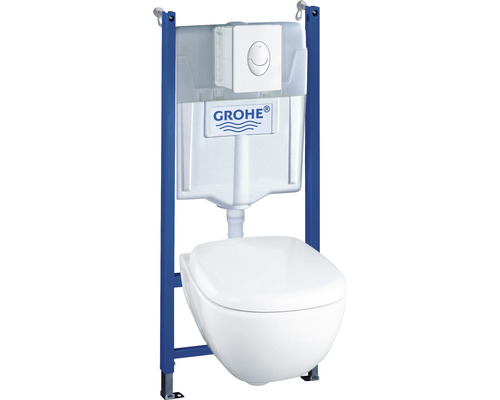 Element de perete frontal cu vas WC suspendat și rezervor de spălare de la Grohe