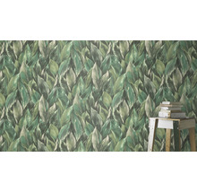 Tapet vlies 537345 Curiosity model frunze verde 10,05x0,53 m