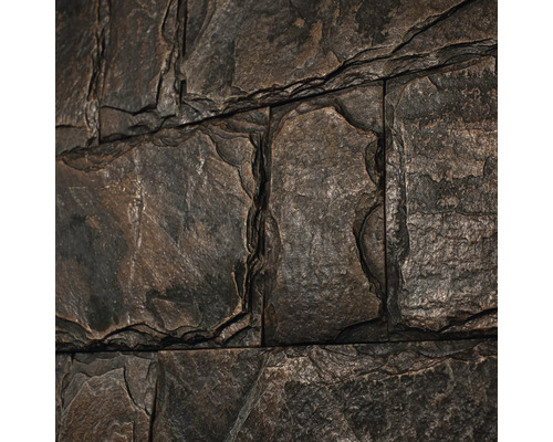 Prim-plan cu placări de perete cu aspect de ardezie