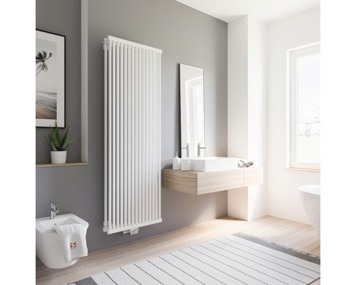 Radiator / Calorifer decorativ Schulte Kiel Powerpack 1800x600x200 mm alb Baie luminoasă cu radiator, chiuvetă, oglindă și bideu
