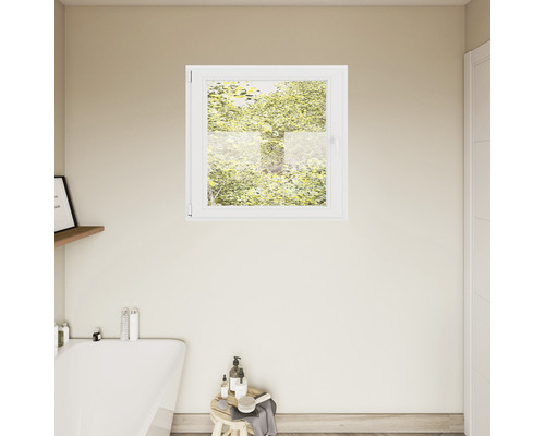 Baie cu fereastră din plastic alb