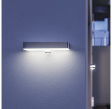 Lampă solară cu LED Steinel XSolar SOL-O 140 lumeni 3000K, senzor de mișcare, argintiu