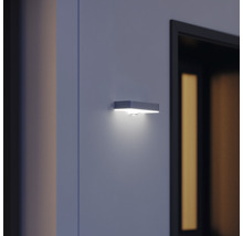 Lampă solară cu LED Steinel XSolar SOL-O 140 lumeni 3000K, senzor de mișcare, argintiu