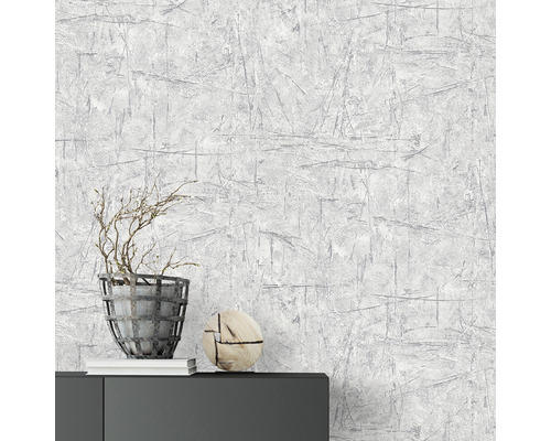 Tapet cu aspect de piatră într-un interior