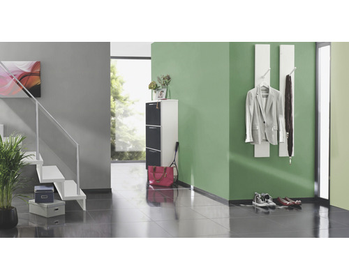 Hol de intrare cu scări, dulap de pantofi și garderobă pentru depozitare organizată