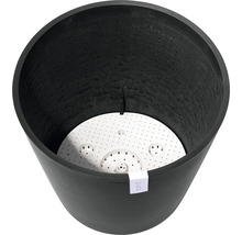 Ghiveci Ecopots Amsterdam cu sistem de irigare plastic Ø 50 cm H 43,8 cm gri închis