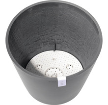 Ghiveci Ecopots Amsterdam cu sistem de irigare plastic Ø 50 cm H 43,8 cm gri