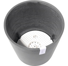 Ghiveci Ecopots Amsterdam cu sistem de irigare plastic Ø 40 cm H 35 cm gri
