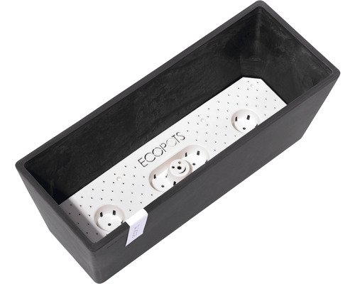 Jardiniere dreptunghiulară cu insert de irigare