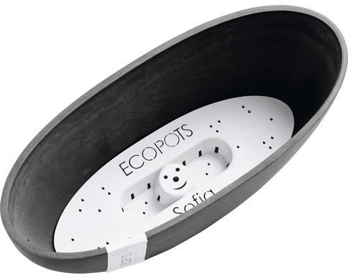 Jardiniere ovală cu inserție de irigare