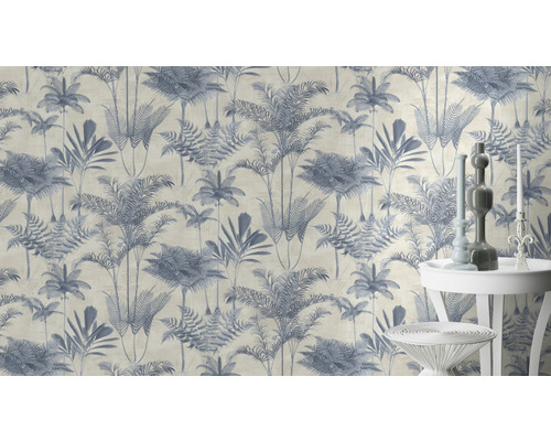 Tapet cu model de palmieri pentru decorarea pereților