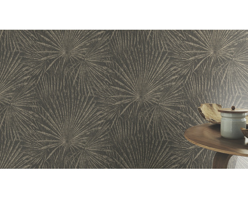 Tapet cu model de frunze de palmier