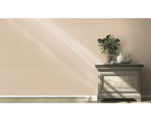 Bufet decorativ cu plante și articole decorative într-o cameră luminoasă.