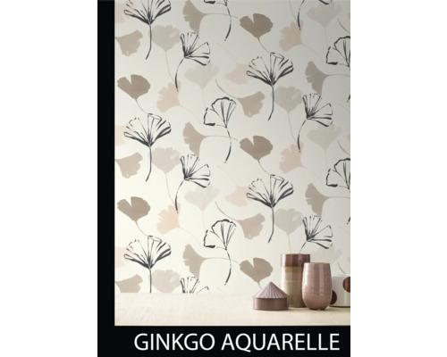 Tapet cu model Ginkgo Aquarell