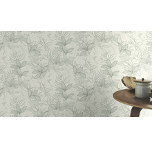 Tapet cu model de frunze pentru decorarea peretilor