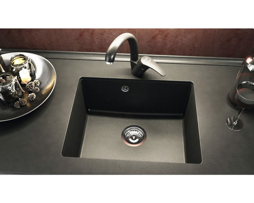 Chiuvetă de bucătărie cu baterie și set de scurgere