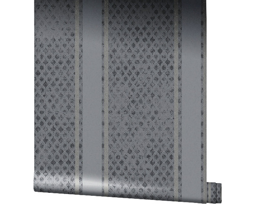 Rola de tapet cu model și dungi