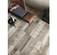 Gresie interior porțelanată rectificată Forest Wood Moka 60x120 cm