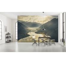 Fototapet vlies SHX8-038 8 Wanderlust Gold Mountains 400x250 cm