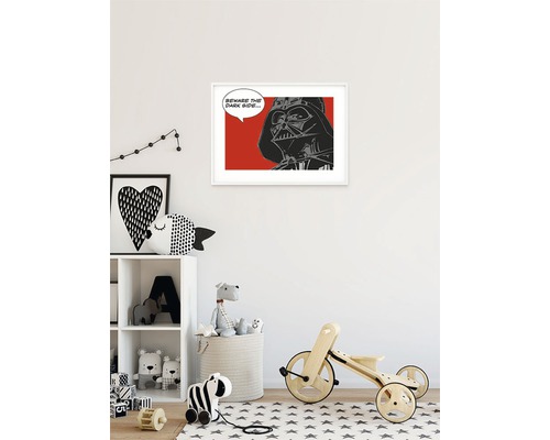 Imagine decorativă cu Darth Vader într-o cameră de copii