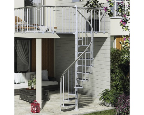 Scară exterioară Pertura Sania Trimax Ø 125 cm 13 pași Scară exterioară Pertura Sania Trimax Ø 125 cm 13 pași