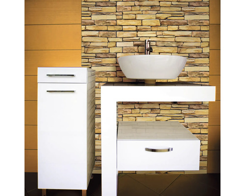 Baie cu lavoar, dulap de lavoar și dulap inferior