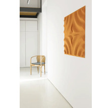 Panou decorativ pâslă 3D-Felt Wave portocaliu 40x40 cm