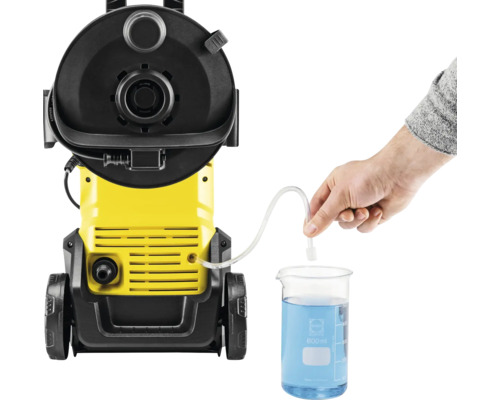 Aparat de curățat cu presiune cu furtun în pahar gradat