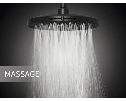 Cap de duș cu funcție de masaj și jet de apă