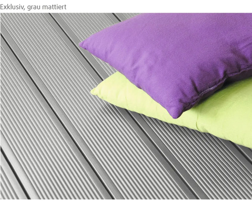 Decking de terasă din plastic cu perne