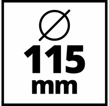 Simbol pentru diametrul de 115 mm