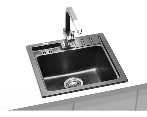 Chiuvetă compozită cu robinet