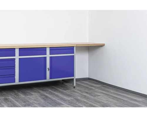 Banc de lucru cu sertare și ușă dulap