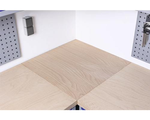 Blat de colț din lemn pentru banc de lucru