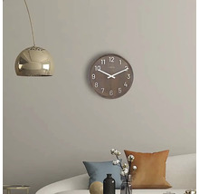 Ceas perete NeXtime Precious maro Ø 50 cm