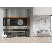 Imagine decorativă de perete cu motiv de casetă pentru interior