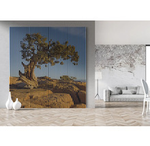 Panou decorativ de perete cu imaginea unui copac în sufragerie