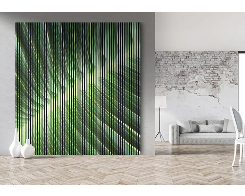 Panou decorativ de perete cu motiv vegetal în interior