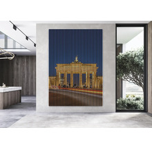 Panou decorativ de perete cu motiv Poarta Brandenburg într-un interior modern