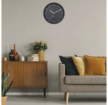 Ceas perete NeXtime Berlin negru Ø 30 cm